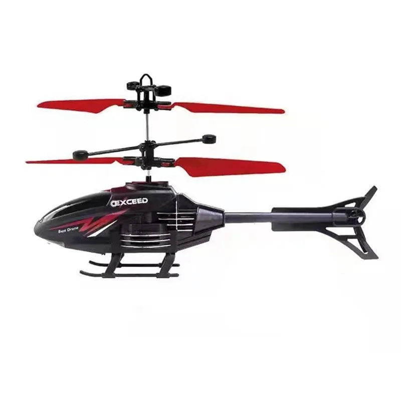 Gesture Control RC Helikopter – 2-Kanals Fjernstyret Helikopter med LED Lys & Induktionsstart