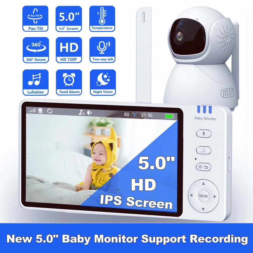 Baby alarm 5.0'' Screen