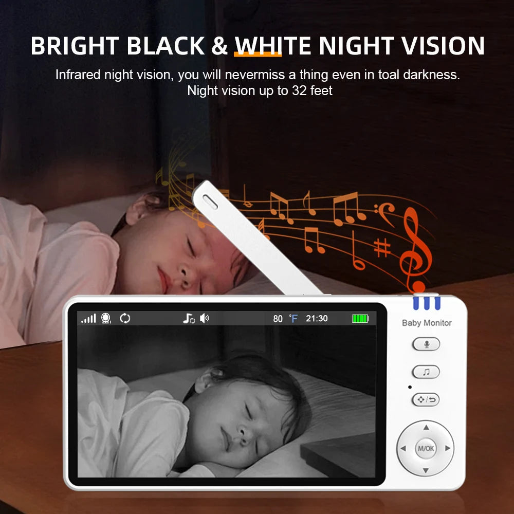 Baby alarm 5.0'' Screen