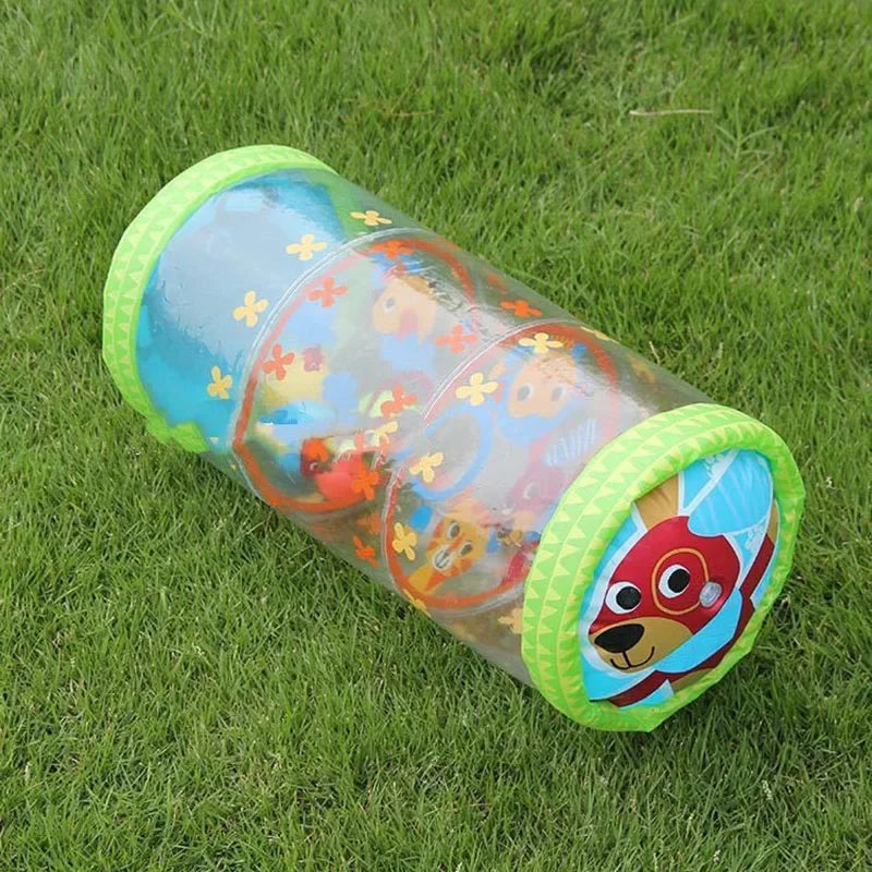 Baby Crawling Roll - Inflatable Toy with Bell